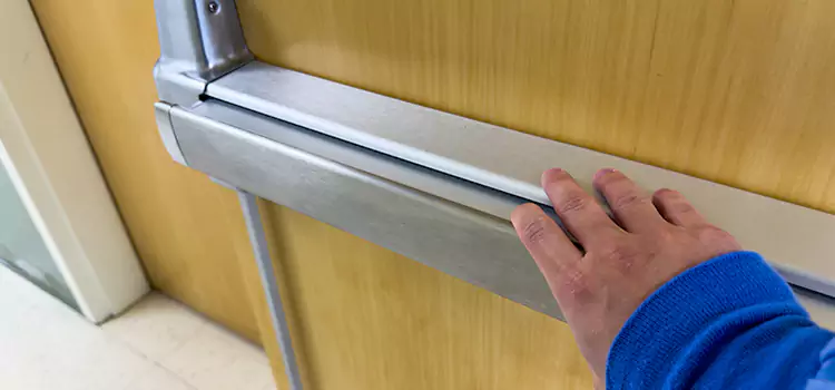 Installing a Push Bar on a Door Southampton
